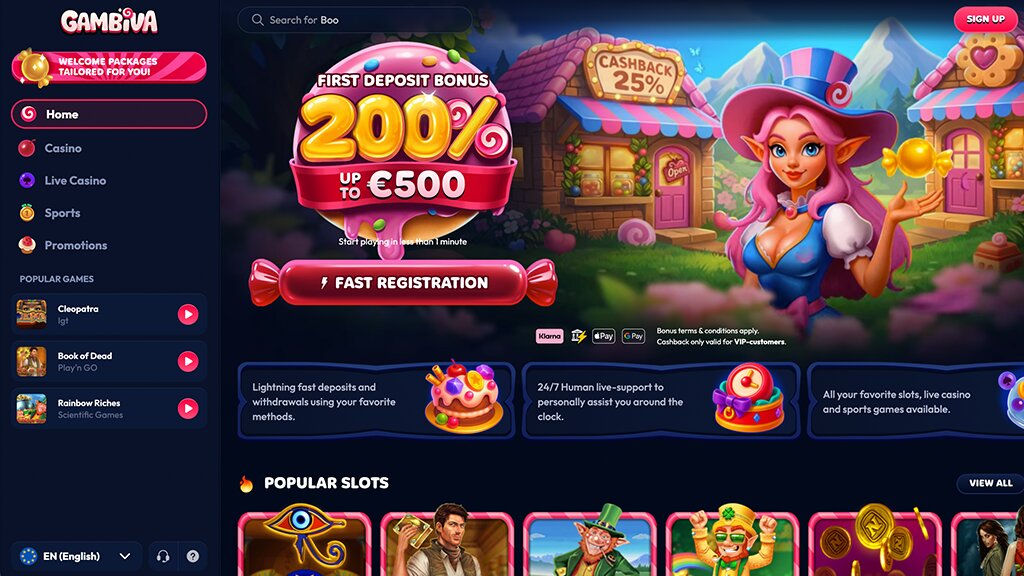 homepage van gambiva no cruks goksite